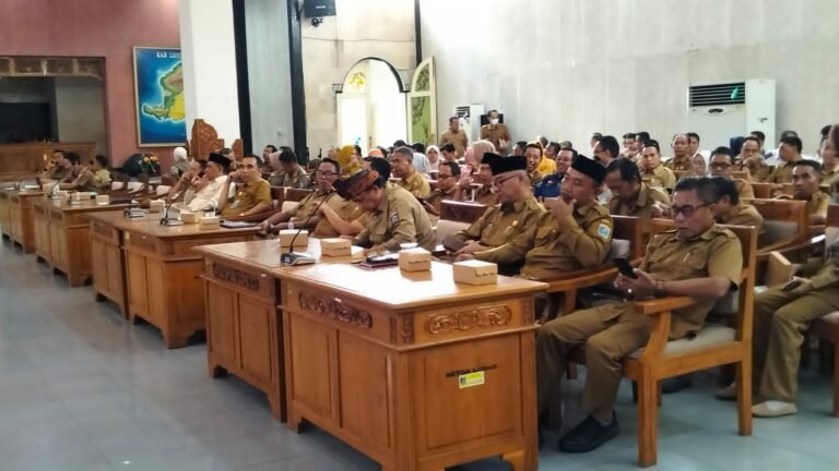 Tingkatkan Kinerja Birokrasi, Lobar Gelar Rakor Perdana