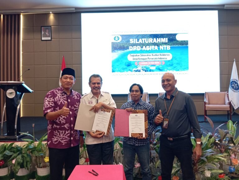 Dukung NTB Makmur Mendunia, ASITA dan Forum Pariwisata Teken MoU Majukan Pariwisata NTB