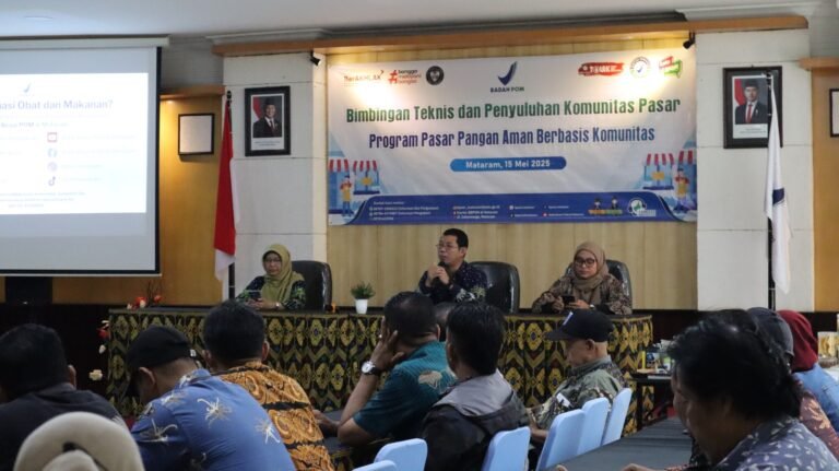 BBPOM Mataram Gencarkan Edukasi Keamanan Pangan Lewat Bimtek Komunitas Pasar