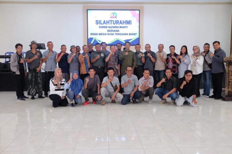Korem 162/WB dan Media NTB Bangun Sinergi untuk NTB yang Aman dan Maju