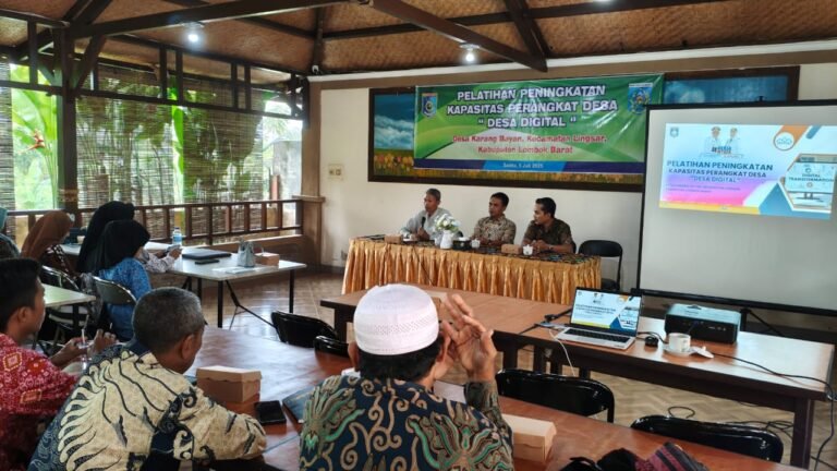 Percepat Transformasi Digita, Desa Karang Bayan Gelar Pelatihan Desa Digital