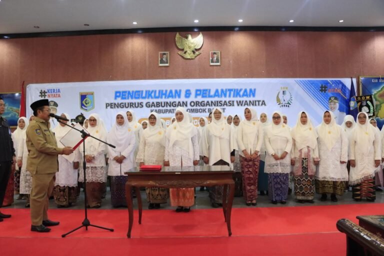Bupati LAZ Kukuhkan Pengurus GOW:  Perempuan Memiliki Peran Strategis dalam Kerja Nyata Lombok Barat