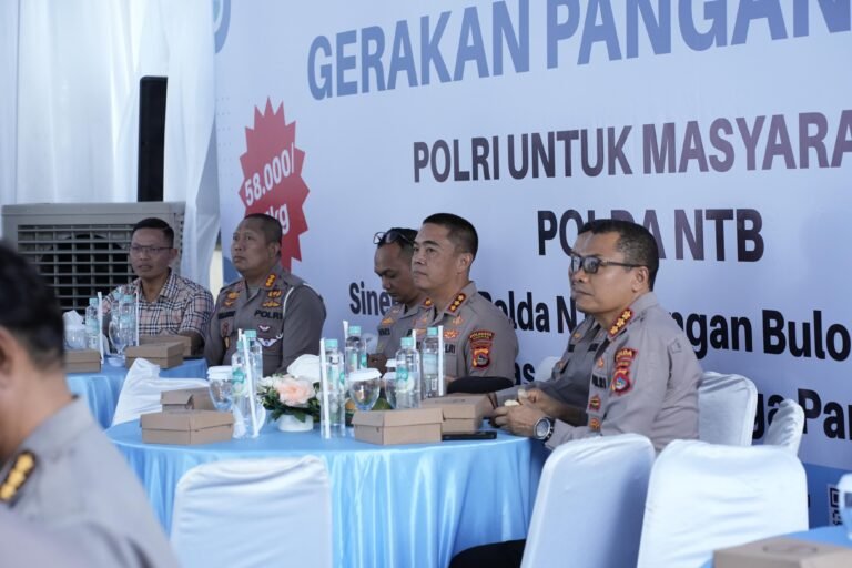 Hadiri Kick Off GPM Polri secara Virtual, Kapolresta Mataram :  Beras SPHP harus Tepat Sasaran 