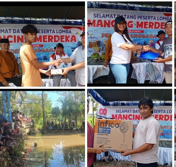 Ratusan Warga Ranggagate Tumpah Ruah Ikuti Mancing Merdeka, Semarakkan HUT RI ke- 80