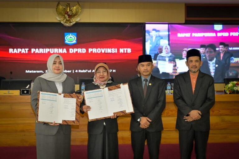 DPRD NTB Sahkan Perubahan APBD 2025