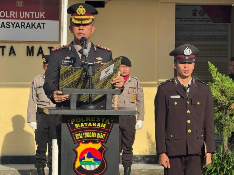 Kapolresta Mataram Pimpin Upacara Hari Sumpah Pemuda