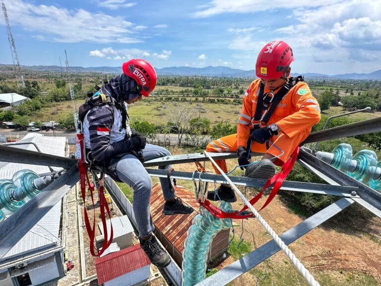 PLN Perkuat Keandalan Sistem Kelistrikan Sumbawa Melalui Pemeliharaan Jaringan Transmisi