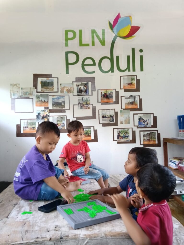 PLN Dorong Literasi Kesehatan Anak Lewat Kolaborasi Mahasiswa Internasional di Terara