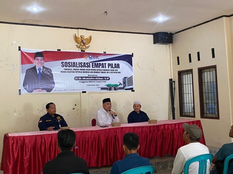 Sosialisasi Empat Pilar Kebangsaan, Muazzim Akbar Ajak Warga Bengkaung Jaga Identitas Bangsa