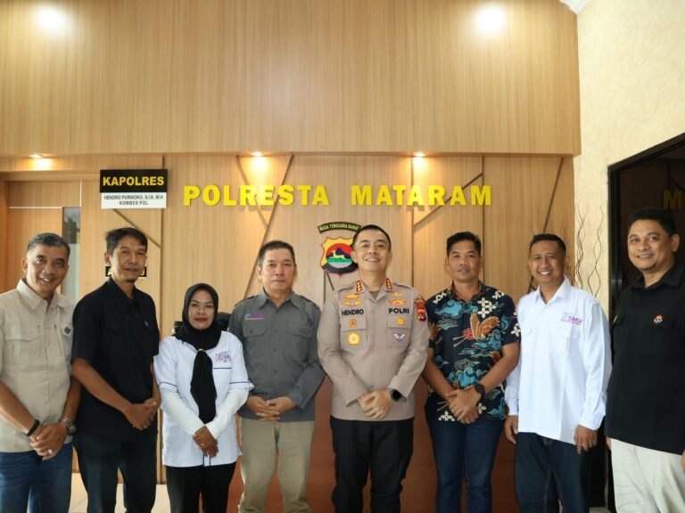 Kapolresta Mataram Terima Audiensi SMSI NTB, Dorong Kolaborasi Terbuka