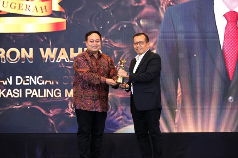 Kementerian ATR/BPN Terima Penghargaan dari INDOPOSCO atas Diseminasi Strategi Komunikasi Paling Masif