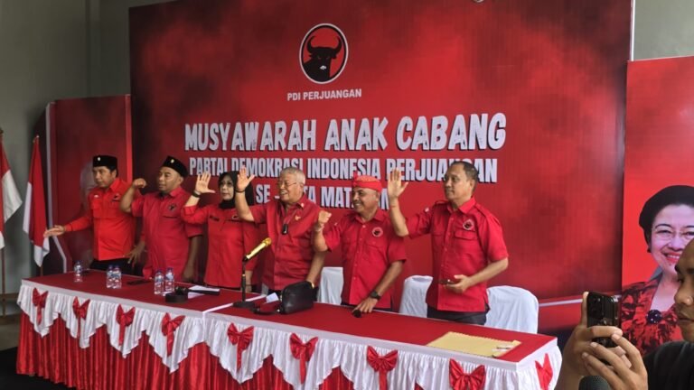 PDI Perjuangan Kota Mataram Konsolidasi Kader, Tegas Tolak Pilkada Melalui DPRD