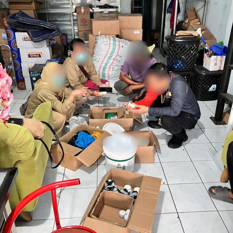 BBPOM Mataram Bongkar Distributor dan Klinik Produsen Kosmetik Illegal di Lombok Timur