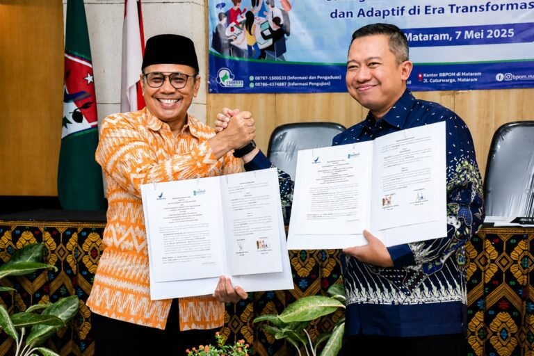 Pemprov NTB–BBPOM Mataram Perkuat Pengawasan Obat dan Makanan di Era Digital