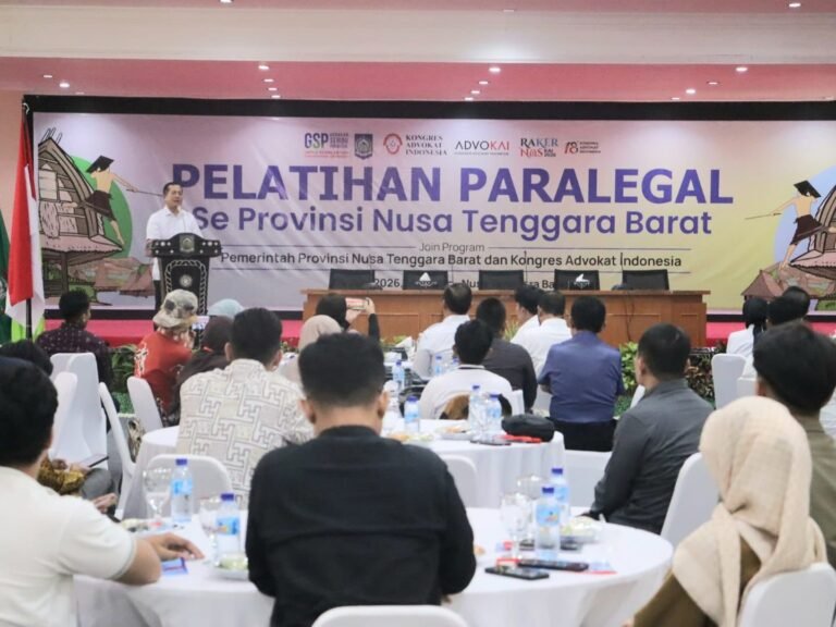 Perluas Akses Keadilan dari Desa, KAI Luncurkan Gerakan 1.000 Paralegal Dimulai dari NTB
