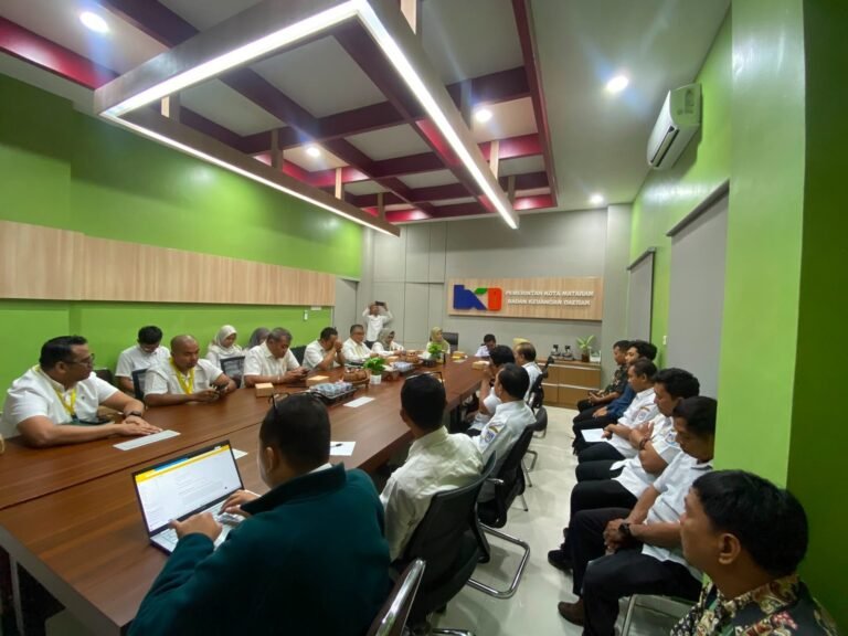 Kantor Pertanahan Kota Mataram Rakor Bersama BKD Mataram Bahas Integrasi Data Pertanahan dan PBB