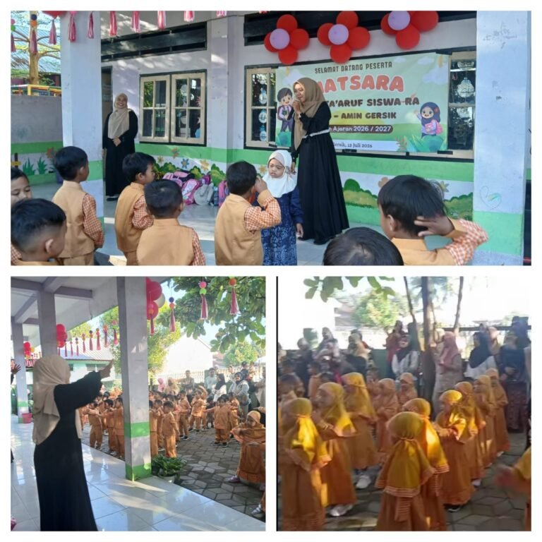 Hari Pertama MPLS, PAUD/RA Al-Amin Gersik Sambut 88 Peserta Didik