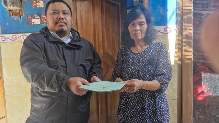 Layanan Cepat Antar (LANCAR) Kantor Pertanahan Kota Mataram Antar Sertipikat Hingga Pagesangan