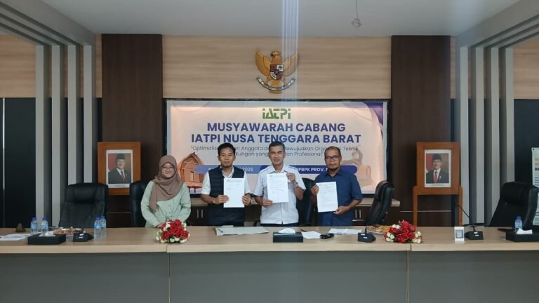 Melalui Musyawarah Mufakat, Taufik Abdullah Terpilih sebagai Ketua IATPI NTB Periode 2026–2030